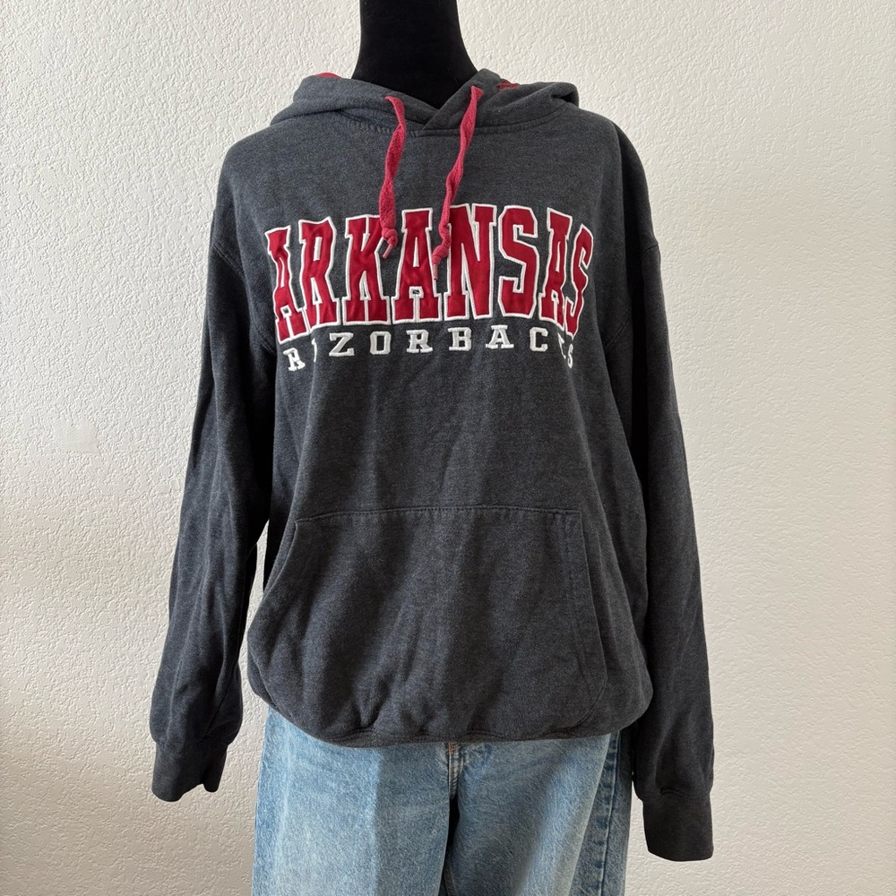 Gray Arkansas Razorbacks Hoodie